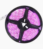 Fita LED 5050 ROSA 12v rolo 5 metros 12v (sem silicone)