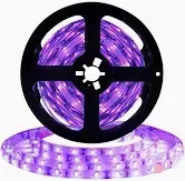 Fita LED 5050 ROXO 12v rolo 5 metros 12v (com silicone)