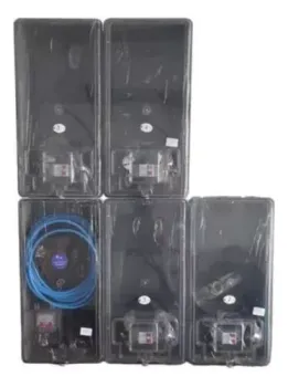  Caixa de Luz para 4 Relogios 25mm Completa * 4 medidor *