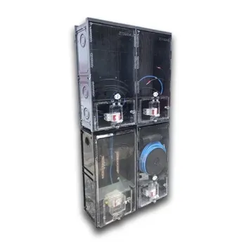 Caixa de Luz para 3 Relogios 25mm Completa * 3 medidor * padrao Enel AES Eletropaulo Montada Bifasica - Foto 2