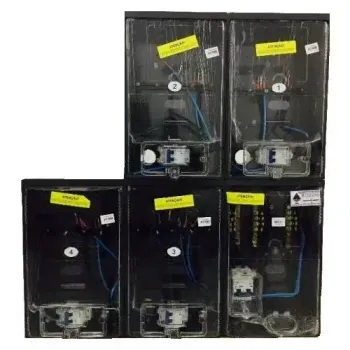 Caixa de Luz para 4 Relogios 25mm Completa * 4 medidor * Padrao Enel AES Eletropaulo Monadada Bifasica