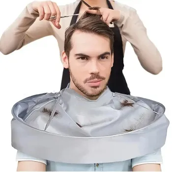 Cobertura De Corte De Cabelo Com Design De Guarda-chuva Para Barbeiro