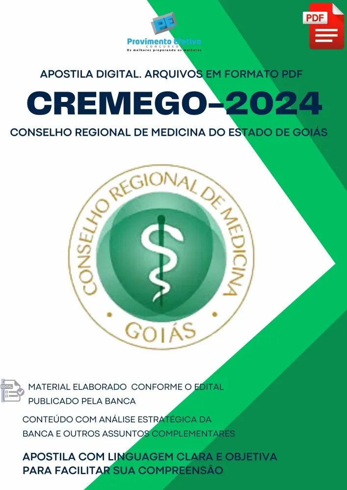 Apostila CREMEGO Advogado 2024