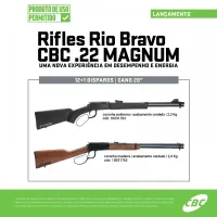 RIFLE CBC RIO BRAVO .22M MAGNUM POLIMERO - Foto 2