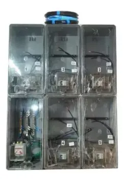 Caixa de Luz para 5 Relogios 35mm Completa * 5 medidor *