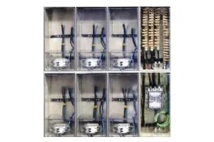  Caixa de Luz para 6 Relogios 35mm Completa * 6 medidor *