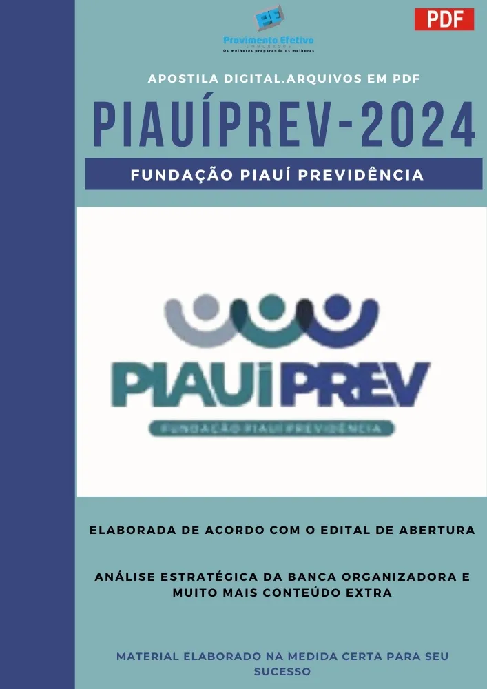 Apostila PIAUIPREV Analista Previdenciário 2024