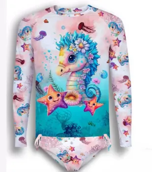 Kit Uv infantil - Cavalo Marinho - Foto 2