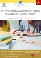  Apostila Prefeitura Jaboatão dos Guararapes PE Farmacêutico Bioquímico 2024