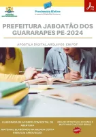 Apostila Pref. Jaboatão dos Guararapes PE Enfermeiro ESF 2024