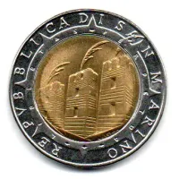 San Marino - 1992 - 500 Lire - Comemorativa (Discovery of America) - Foto 2