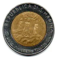 San Marino - 1982 - 500 Lire - Comemorativa FAO (Company Help) - Foto 2