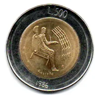 San Marino - 1992 - 500 Lire - Comemorativa (Human figure with machine)