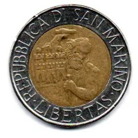 San Marino - 1994 - 500 Lire - Comemorativa (Mount Titano) - Foto 2