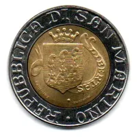San Marino - 1989 - 500 Lire - Comemorativa (Holy break the stones) - Foto 2