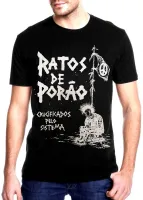CAMISETA PLUS SIZE RATOS DE PORÃO CRUCIFICADOS PELO SISTEMA