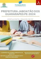 Apostila Pref. Jaboatão dos Guararapes PE Médico Pediatra 2024