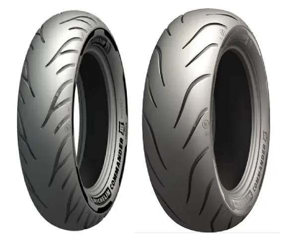 PNEUS MICHELIN COMMANDER III  LOW RIDER 2018 A 2025 ( Alternativa) - 110/90-19 (Diant)  + 180/65-16 (Tras)