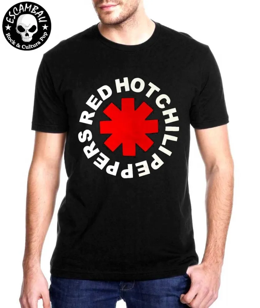 CAMISETA PLUS SIZE RED HOT CHILI PEPPERS LOGO