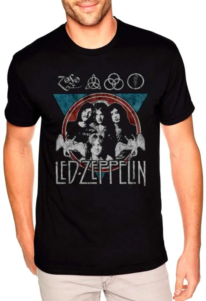 CAMISETA PLUS SIZE LED ZEPPELIN VINTAGE