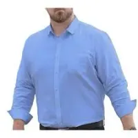 Uniforme Social Kit 100 peças uniforme  algodao misto  escolha sua cor   tamanho bordamos sua logo marca  - Foto 5