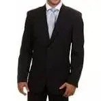 Uniforme Social Terno Preto Microfibra Acetinado n 46 ao 54  12 vezes sem juros  Frete Gratis