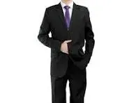 Uniforme Social Terno Preto Microfibra Acetinado n 46 ao 54  12 vezes sem juros  Frete Gratis - Foto 2