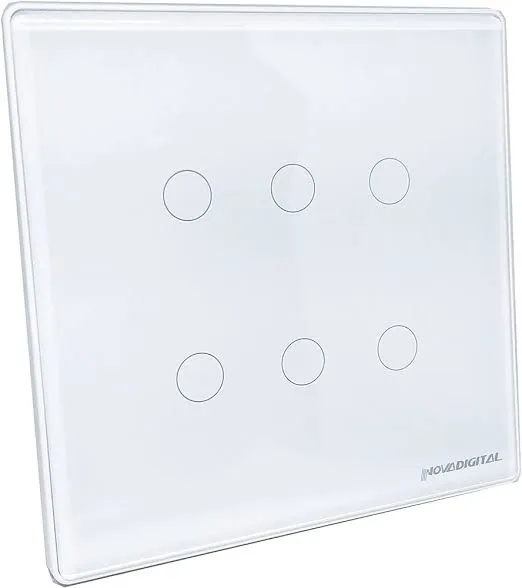 Interruptor Smart 4x4 - 6 Botão  Branco