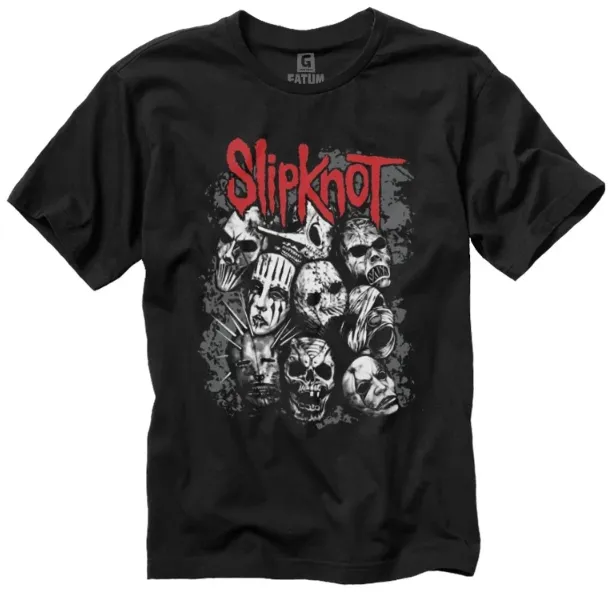 CAMISETA PLUS SIZE SLIPKNOT MASKS