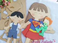 G1.674 Gabarito de Moldes  em MDF   Super Mãe - Painel  - Foto 2