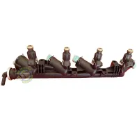 Alojamento dos Bicos com Flauta, Bicos e Vela Aquecedora Volkswagen Fox 1.6 16V EA211 MSI Flex 2014 2015 2016 2017 2018 2019 - Foto 3
