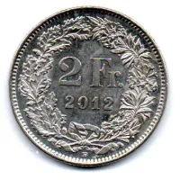Suíça - 2012 - 2 Francs