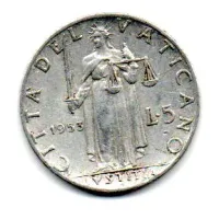 Vaticano - 1953 - 5 Lire