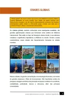 122 - Geografia - O Brasil e a Globalização - Cidades Globais - 7º ano - PDF com 7 páginas - Foto 2