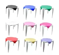 Toalha Perolizada 78X78cm Xadrez Verde C/10 - Foto 2