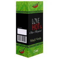 LOVE HOT ÓLEO BEIJÁVEL AROMÁTICO MAÇA VERDE 35ML - CHILLIES.                                                                                                         LIBYSEXSHOP - Foto 5