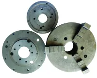 Placa 3 castanha 300 mm com flanges - Foto 4