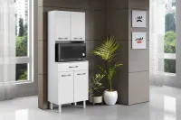 Paneleiro 4 Portas 1 Gaveta 61 cm