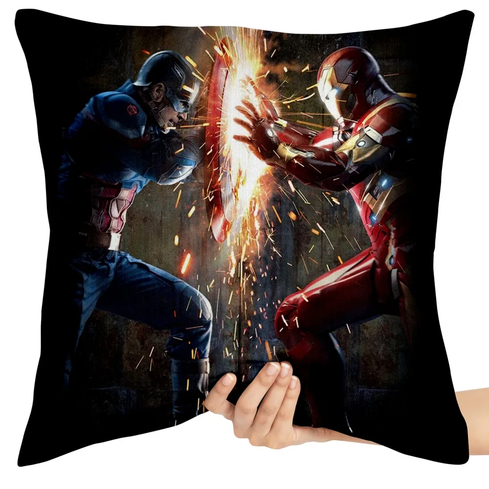 Almofada Capitão América vs Homem de Ferro Imagem