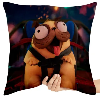 Almofada Família Mitchell  cão porco