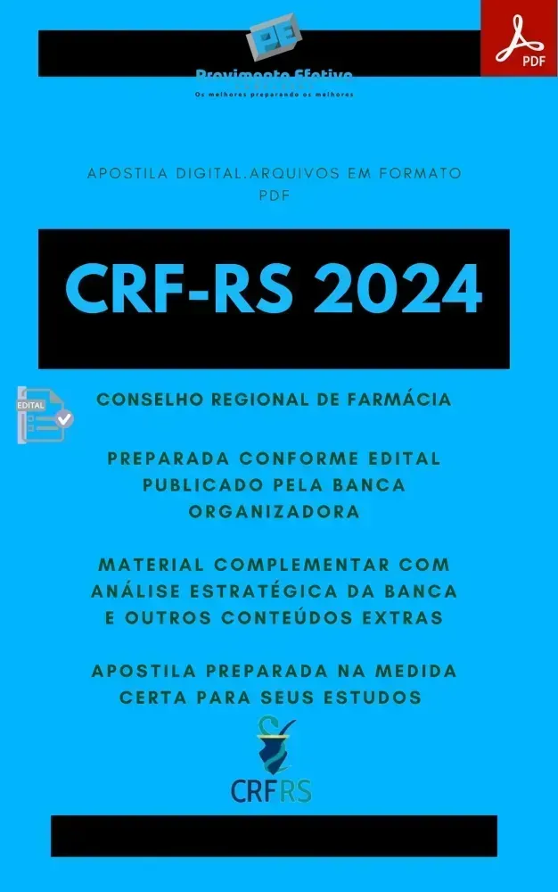 Apostila CRF RS Contador 2024