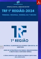 Apostila TRF 1 Região Ano 2024 Inspetor da Polícia Judicial 