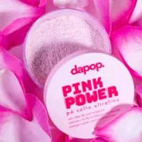 Pó Solto Ultrafino Pink Power Rosa Mosqueta - Dapop - Foto 2