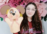 G1.679  Gabarito de Moldes em MDF  Fantoche Cachorro Batatinha - Foto 3