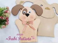 G1.679  Gabarito de Moldes em MDF  Fantoche Cachorro Batatinha - Foto 2