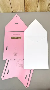 GABARITO ENVELOPE DE BICO  - 17 x 23cm Vertical - Foto 2