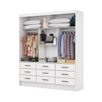 Guarda-Roupa 3 Portas Sevilha 1,62 - Foto 4