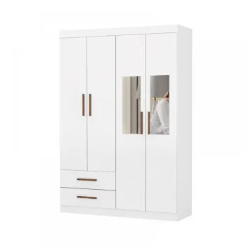 Guarda-Roupa 4 Portas Hércules com espelho - Foto 2
