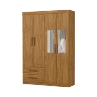 Guarda-Roupa 4 Portas Hércules com espelho - Foto 3
