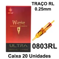 Cartucho DKLab WARRIOR Traço 0803RL 0.25mm - CAIXA 20 UNIDADES